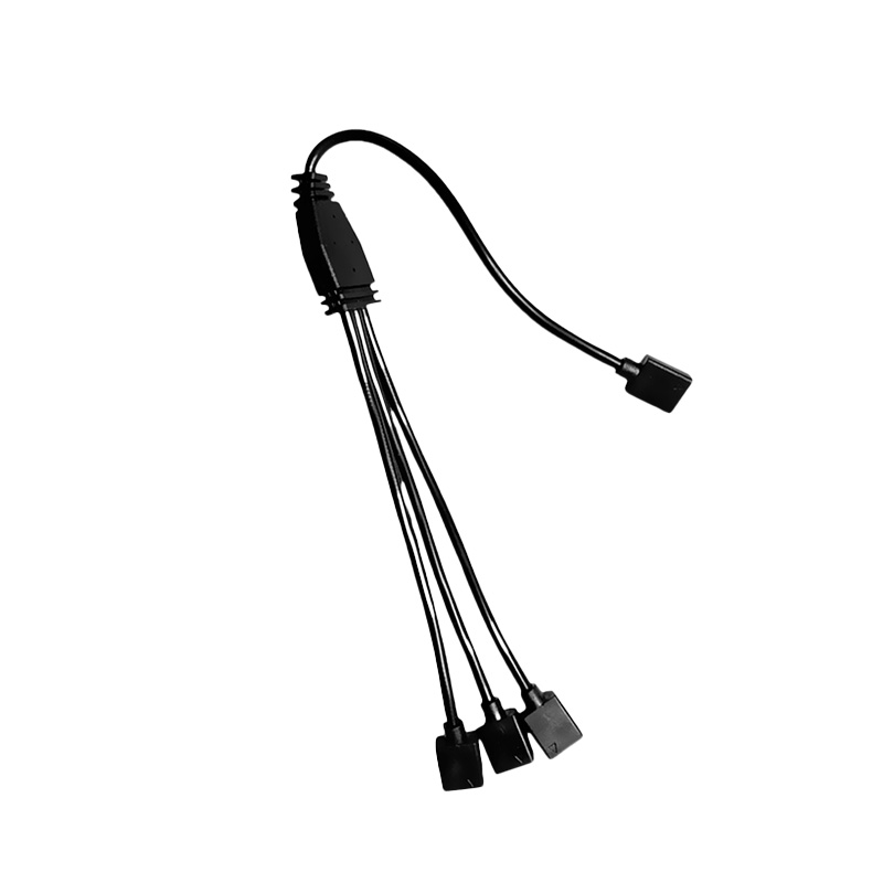 CABLE DIVISOR ARGB 1 A 3 TEROS TE-7051N 30CM 5V 3 PINES - 2