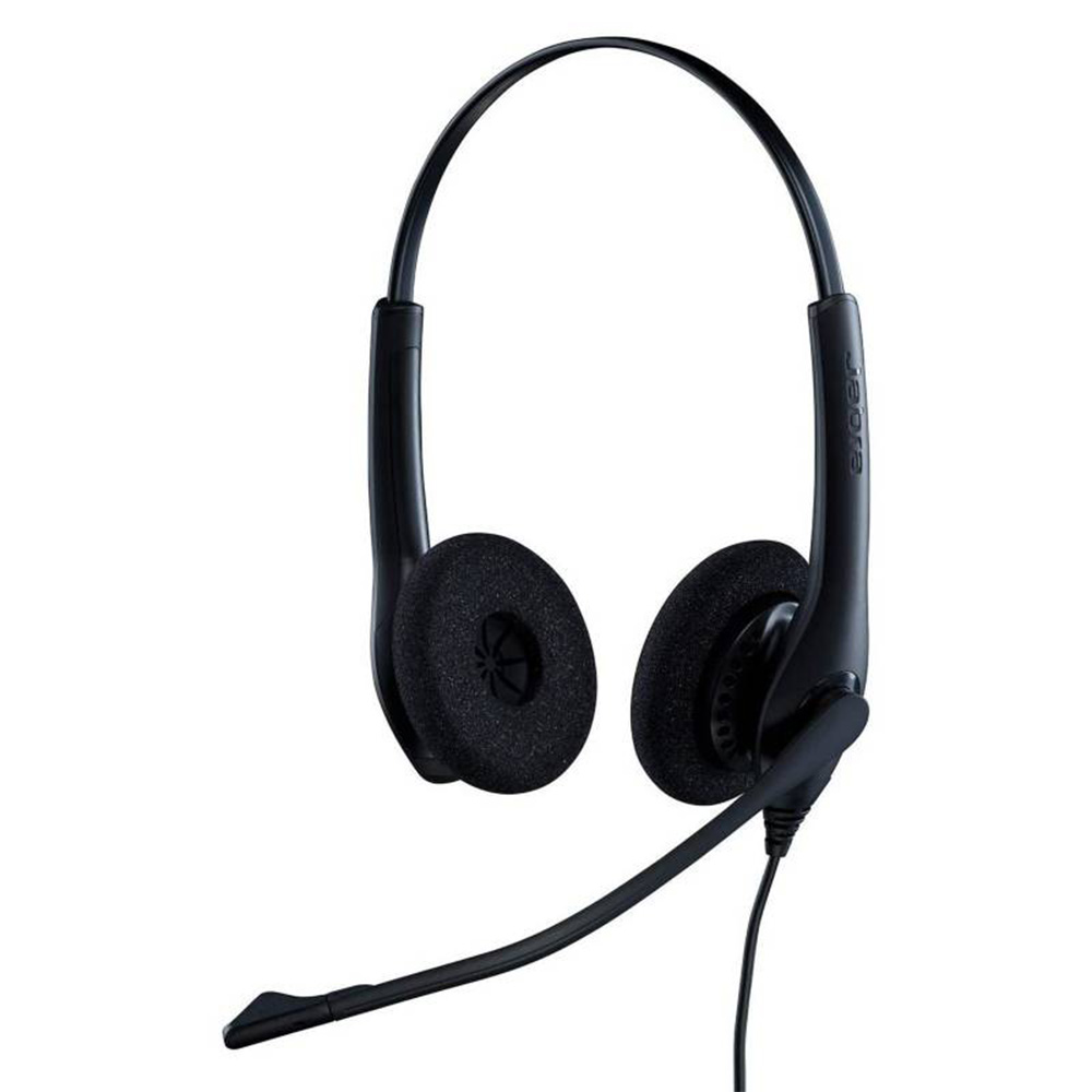 AURICULAR PARA CALL CENTER JABRA BIZ 1500 DUO USB CON MICRÓFONO CANCELACIÓN DE RUIDO HEADSET - 1
