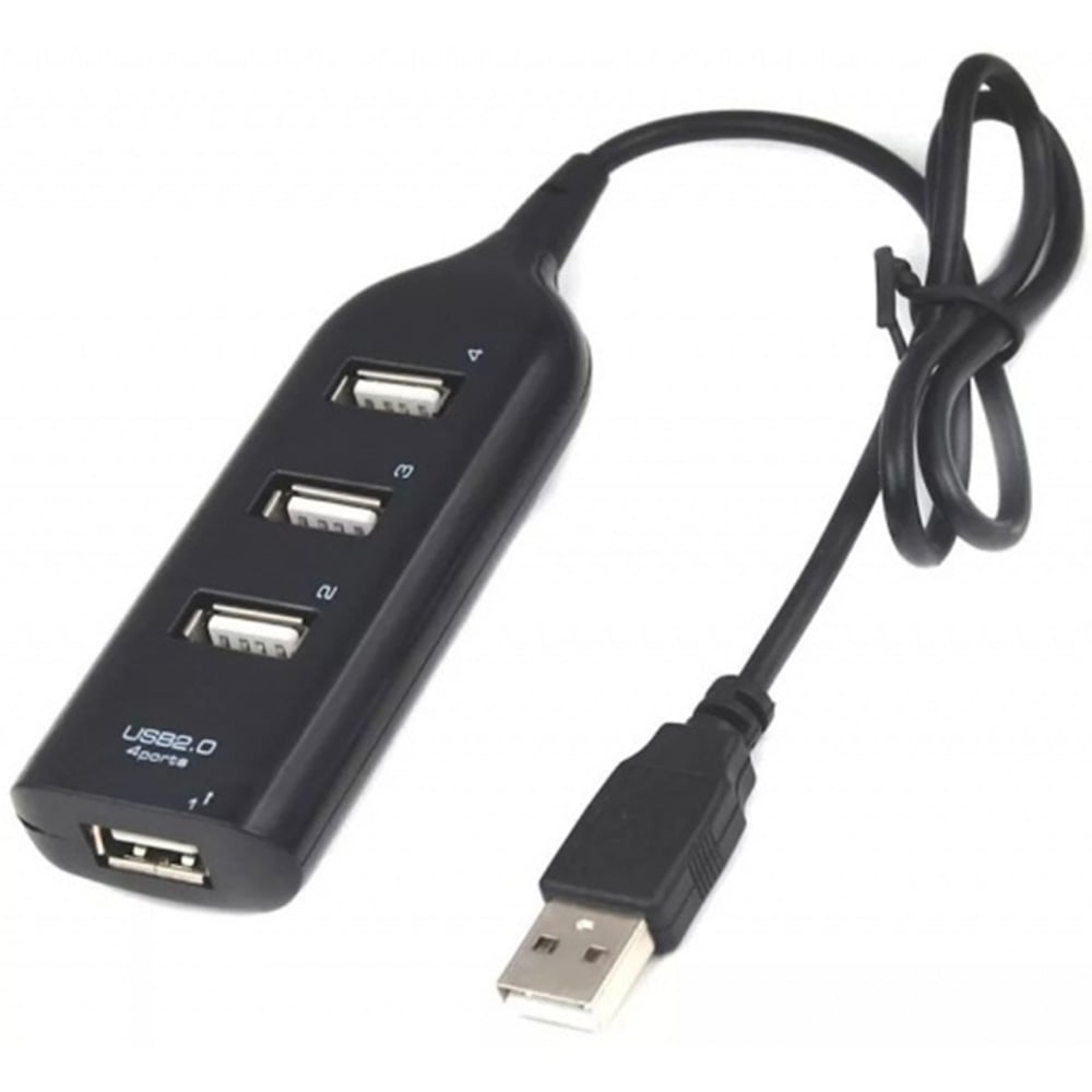 HUB USB 4 PUERTOS IBLUE 2.0 NEGRO 52054-BK MULTIPUERTO USB - 3