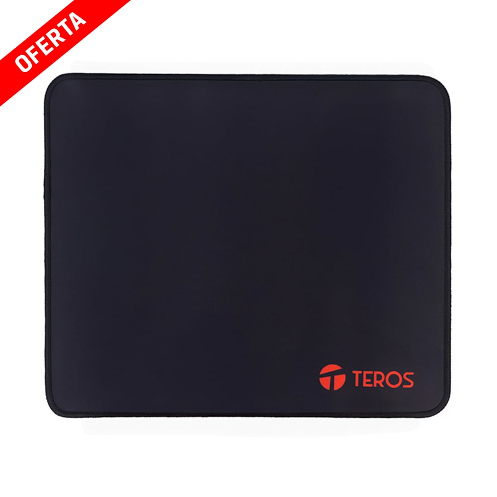 MOUSE PAD TEROS TE-3017S NEGRO ANTIDESLIZANTE - 1