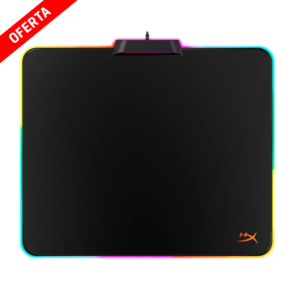 MOUSE PAD GAMING HYPERX FURY ULTRA RGB HX-MPFU-M ILUMINACIÓN LED BASE RÍGIDA - 1