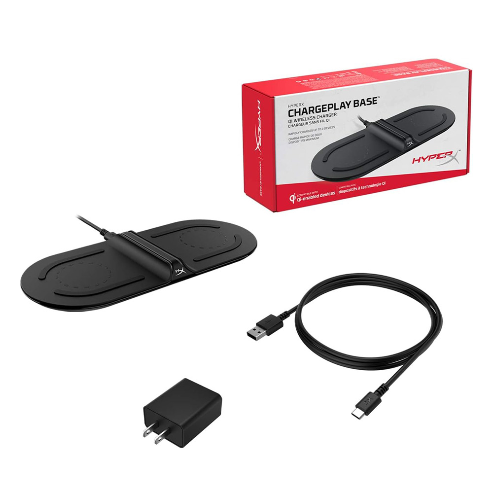 CARGADOR INALÁMBRICO HYPERX CHARGEPLAY BASE QI DOBLE HX-CPBS-A CARGADOR WIRELESS - 4