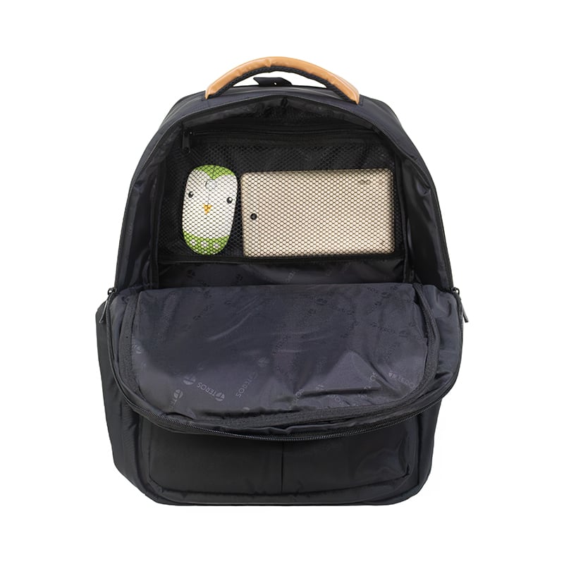 MOCHILA PARA LAPTOP 15.6' TEROS ELITE TE-9030BK IMPERMEABLE NEGRA - 4