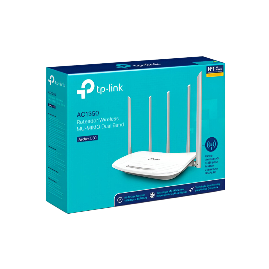 ROUTER TP-LINK AC1350 ARCHER C60 DUAL BAND WIFI 5 5 ANTENAS ALTA VELOCIDAD - 4