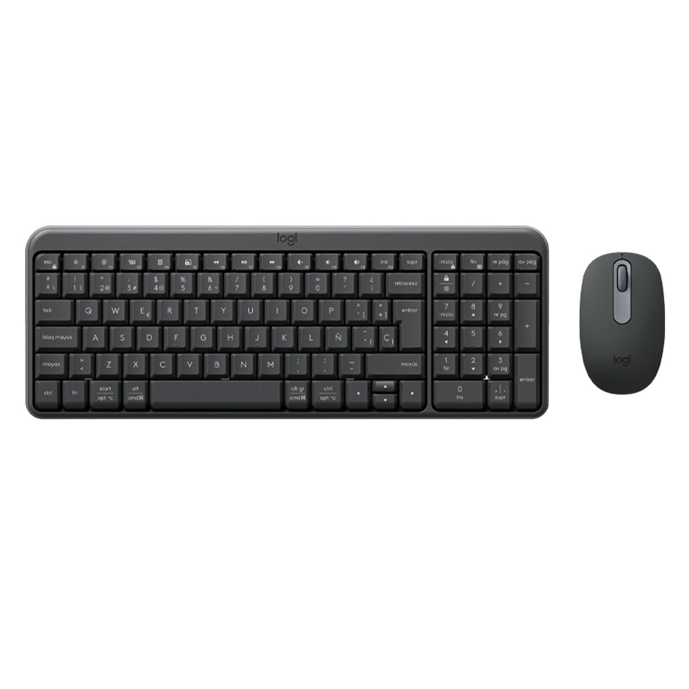 KIT TECLADO + MOUSE LOGITECH MK250 BLUETOOTH INALÁMBRICO NEGRO 920-013513 - 1