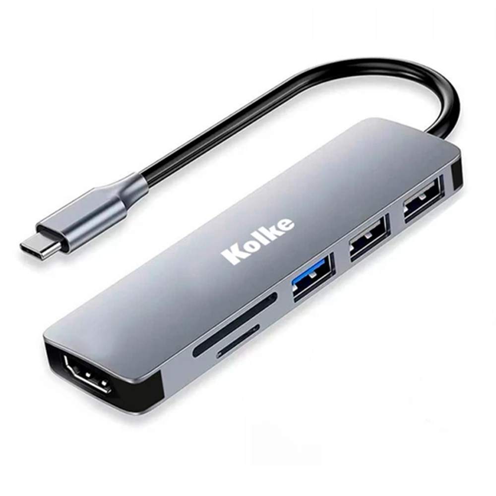 HUB USB C KOLKE 6 EN 1 CON PUERTOS HDMI, USB 3.0, SD Y MICRO SD - 3