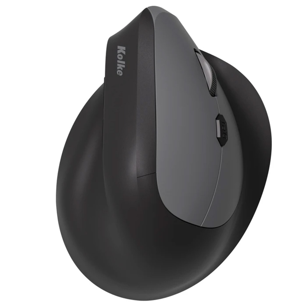 MOUSE INALÁMBRICO VERTICAL KOLKE KEM-752 ERGONÓMICO RECARGABLE 2.4GHZ USB - 1