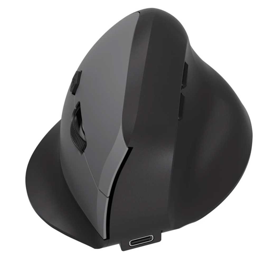 MOUSE INALÁMBRICO VERTICAL KOLKE KEM-752 ERGONÓMICO RECARGABLE 2.4GHZ USB - 3