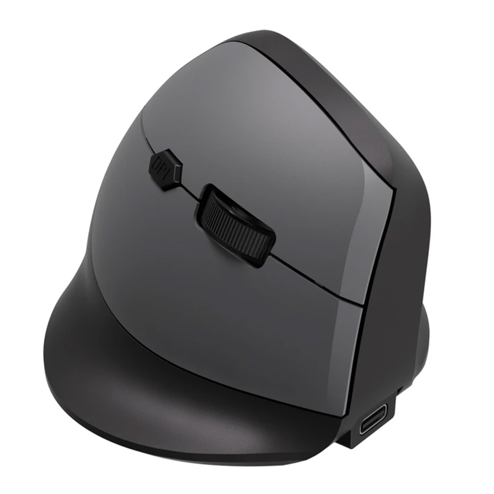 MOUSE INALÁMBRICO VERTICAL KOLKE KEM-752 ERGONÓMICO RECARGABLE 2.4GHZ USB - 6