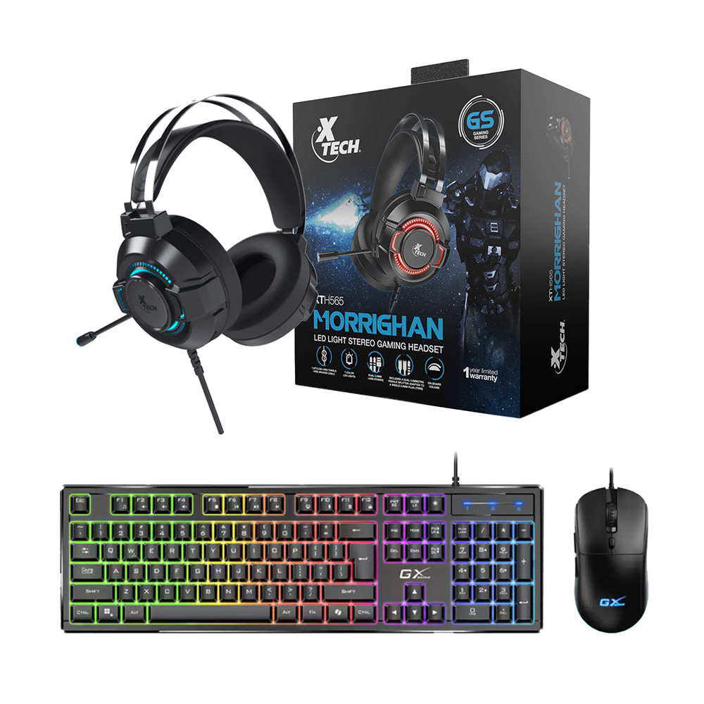 KIT GAMER COMPLETO RGB TECLADO MOUSE Y HEADSET | REGALO PARA PAPÁ - 2
