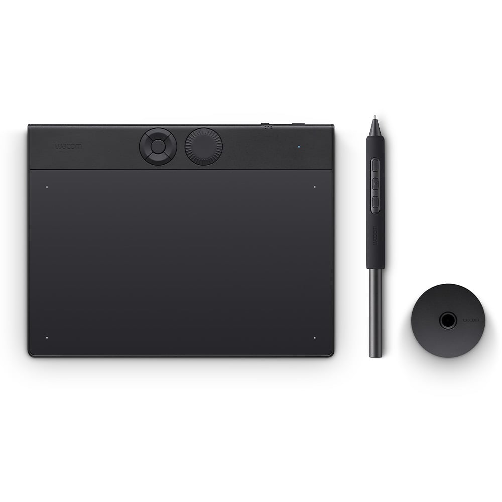 TABLETA GRÁFICA WACOM PTK470 INTUOS PRO SMALL BLUETOOTH INALÁMBRICA 8192 NIVELES DE PRESIÓN NEGRA - 1
