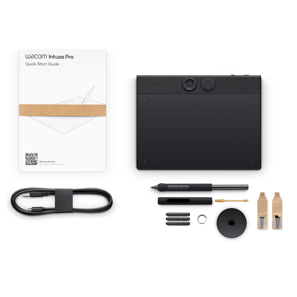 TABLETA GRÁFICA WACOM PTK470 INTUOS PRO SMALL BLUETOOTH INALÁMBRICA 8192 NIVELES DE PRESIÓN NEGRA - 5