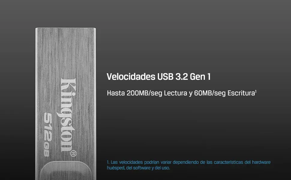 KINGSTON DATATRAVELER KYSON 512 GB 3.2 GEN 1 - 6