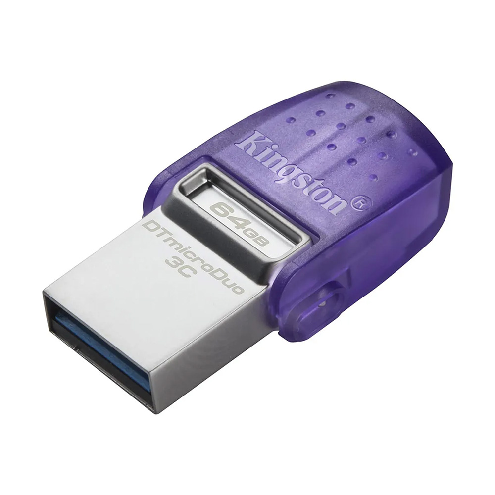 MEMORIA USB KINGSTON DATATRAVELER MICRODUO 3C 64GB USB 3.2 GEN 1 USB-C DTDUO3CG3/64GB - 1