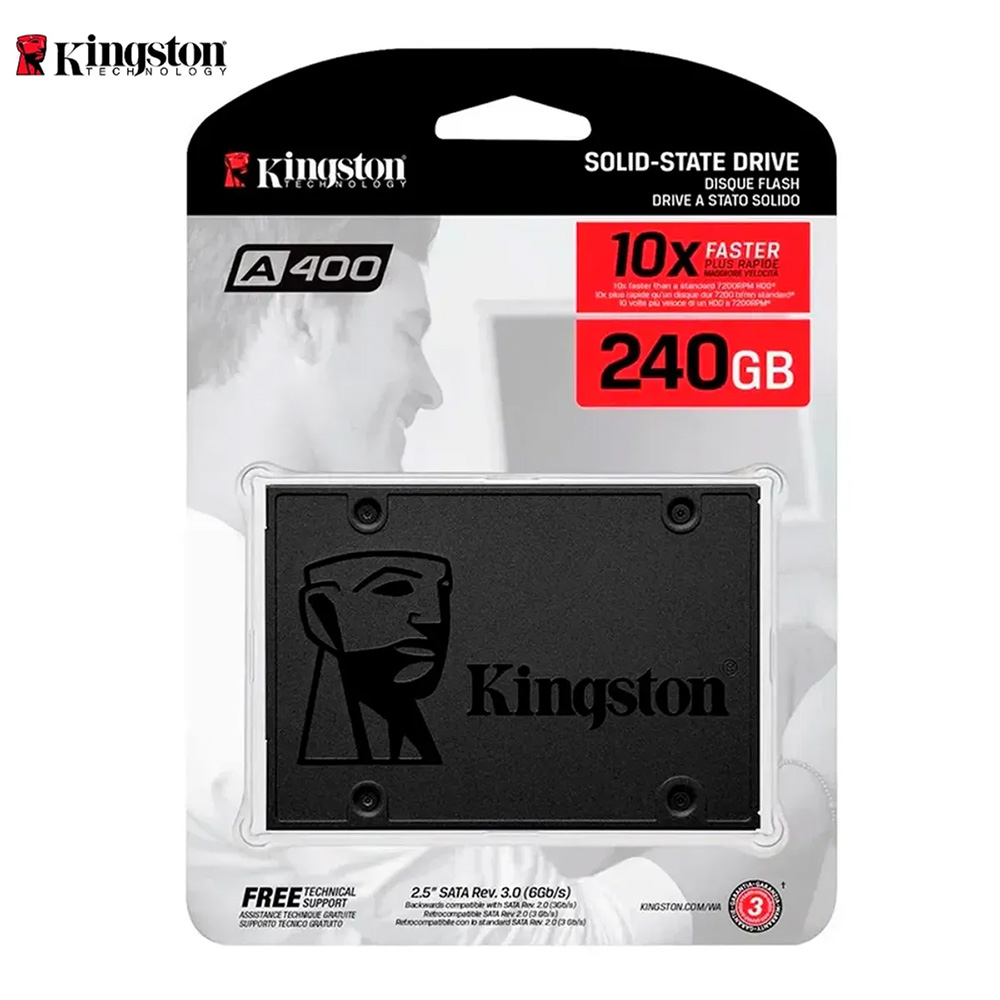 DISCO SOLIDO 240GB SSD KINGSTON A400 SA400S37/240G - 1