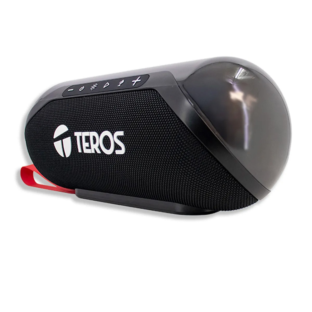 PARLANTE INALÁMBRICO TEROS TE-6047N 20W BLUETOOTH 5.3 RGB PORTÁTIL NEGRO - 3