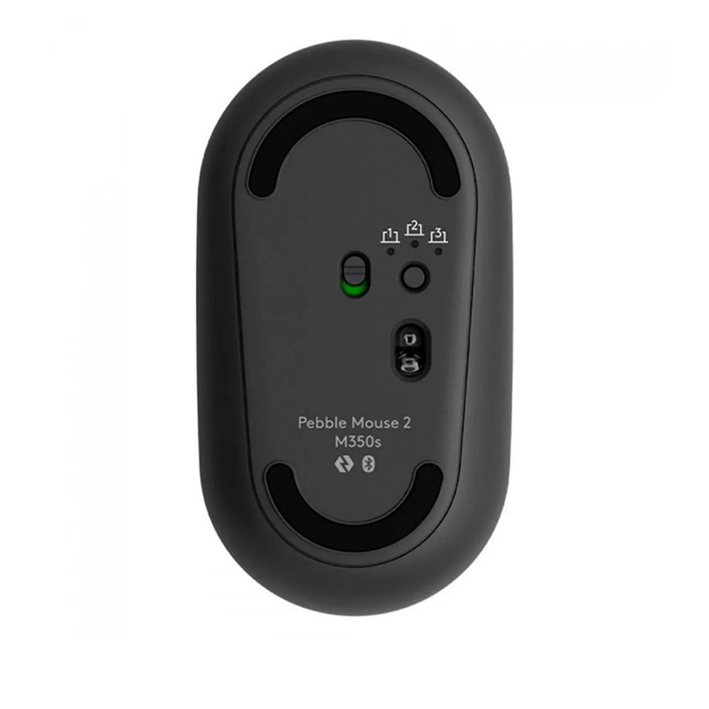 MOUSE LOGITECH PEBBLE 2 M350S BLUETOOTH INALÁMBRICO WIRELESS BLACK SILENT CLICK GRAPHITE - 3