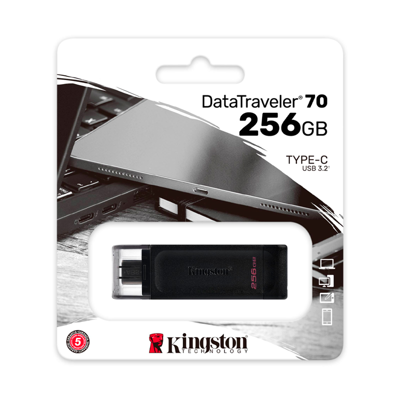 MEMORIA USB KINGSTON 256GB USB-C DT70/256GB - 1