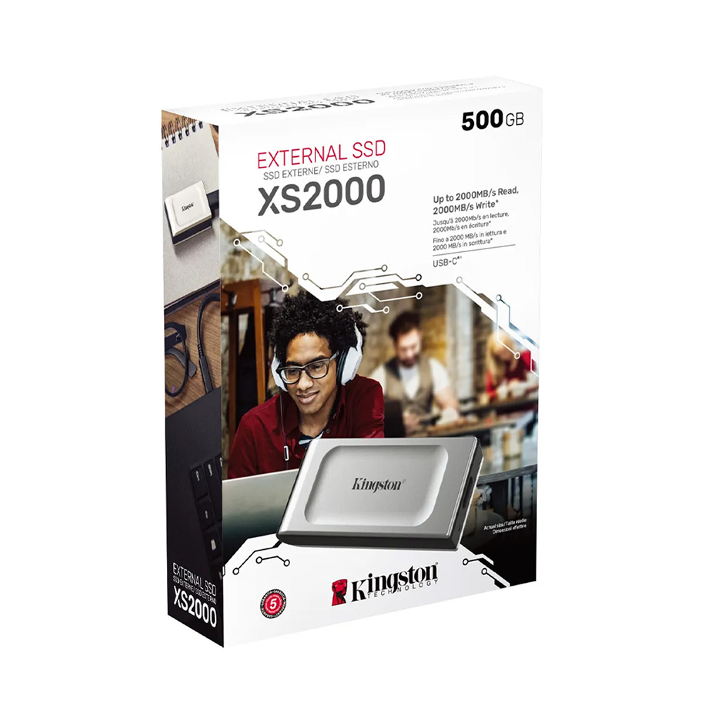 KINGSTON SXS2000500G SSD DISCO SÓLIDO EXTERNO 500GB USB-C - 5