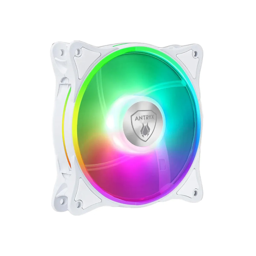COOLER PARA CASE ANTRYX CHROME STORM DF310 WHITE 120MM ARGB LED SILENCIOSO AFC-CSDF310W - 2