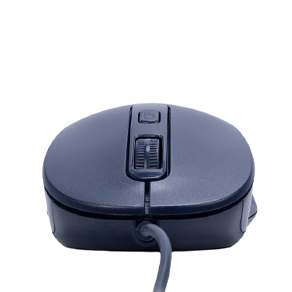 MOUSE ÓPTICO TEROS TE-1243S USB 2000 DPI 4 BOTONES AZUL - 2