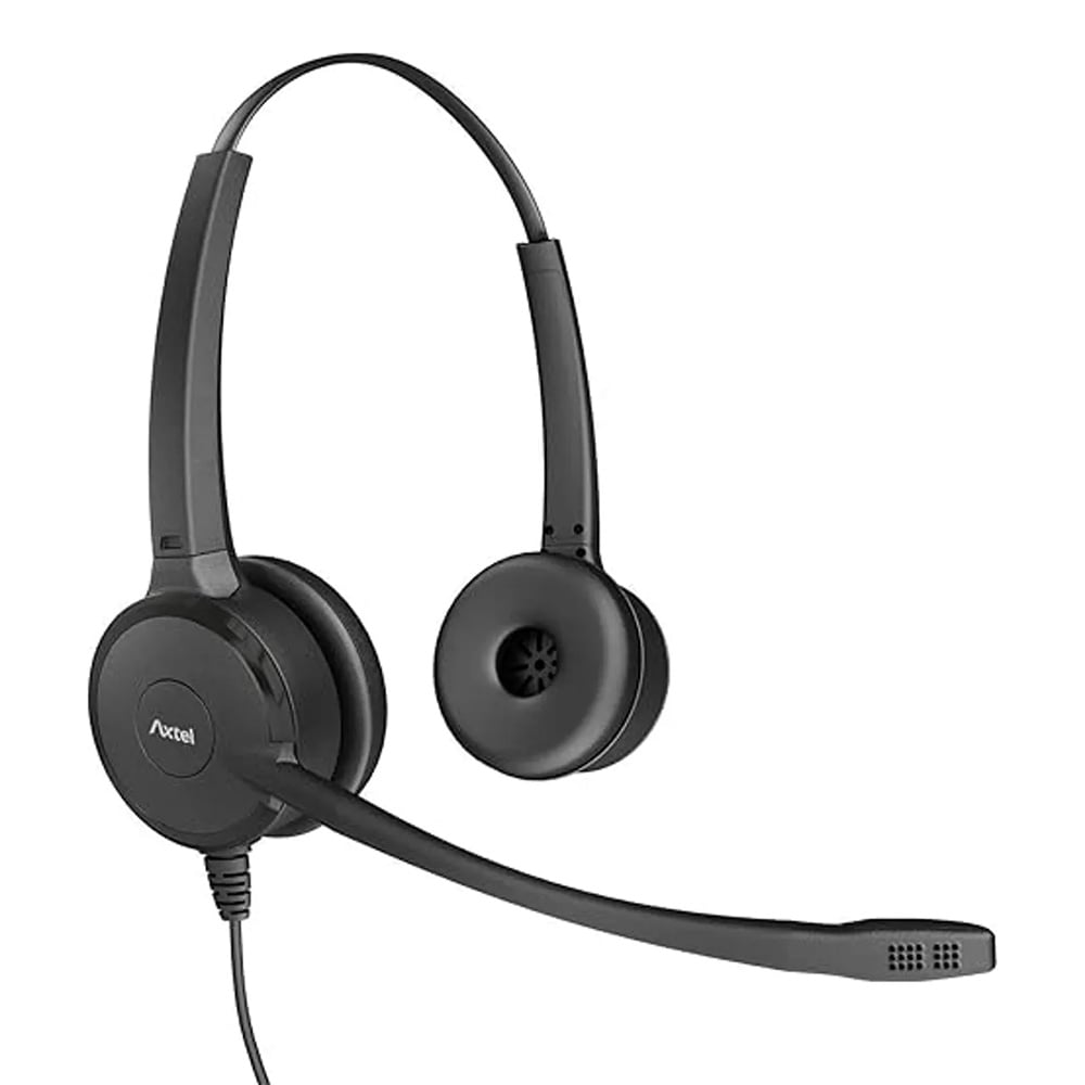 AURICULARES AXTEL PRIME HD DUO NC AXH-PRID USB PARA CALL CENTER CON MICRÓFONO CANCELACIÓN DE RUIDO ESTÉREO - 1