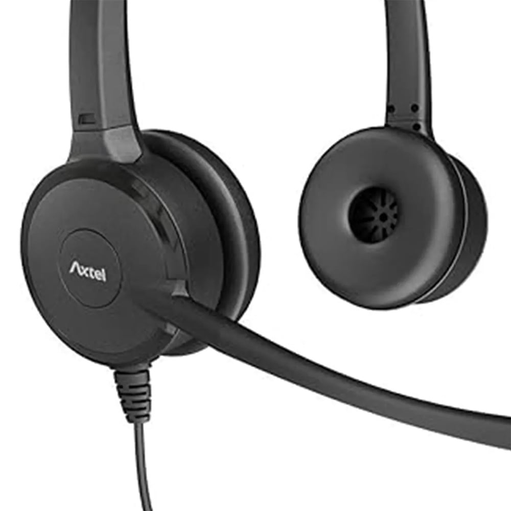 AURICULARES AXTEL PRIME HD DUO NC AXH-PRID USB PARA CALL CENTER CON MICRÓFONO CANCELACIÓN DE RUIDO ESTÉREO - 2