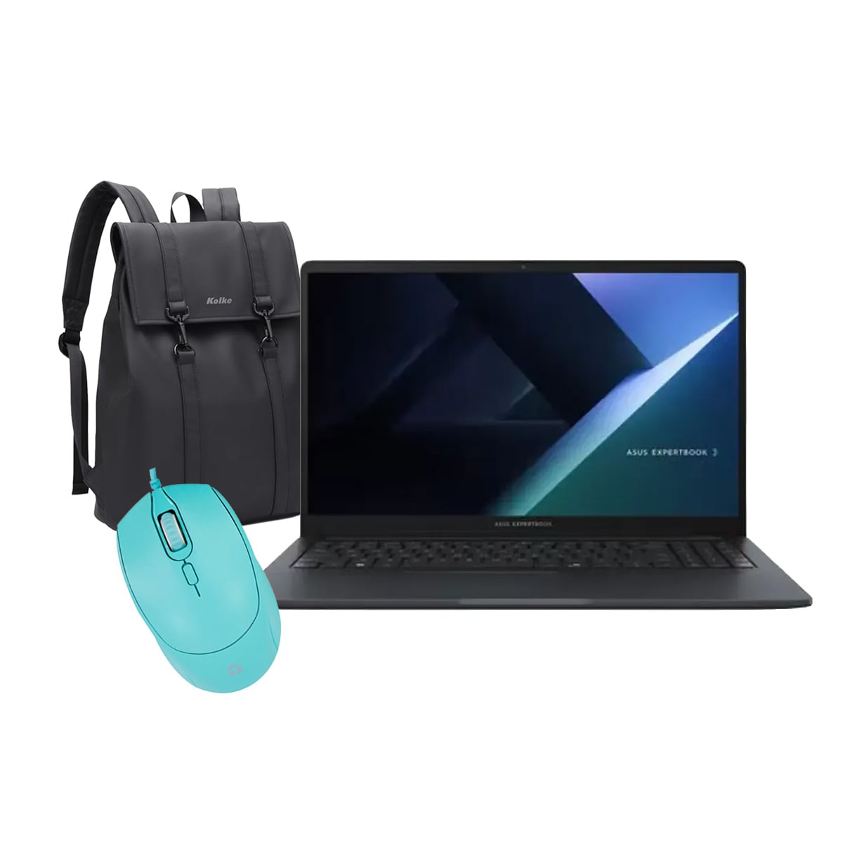 LAPTOP ASUS EXPERTBOOK B1 B1503CVA INTEL CORE 7 150U 16GB RAM 512GB SSD 15.6' FHD + MOCHILA KOLKE + MOUSE TEROS - 1