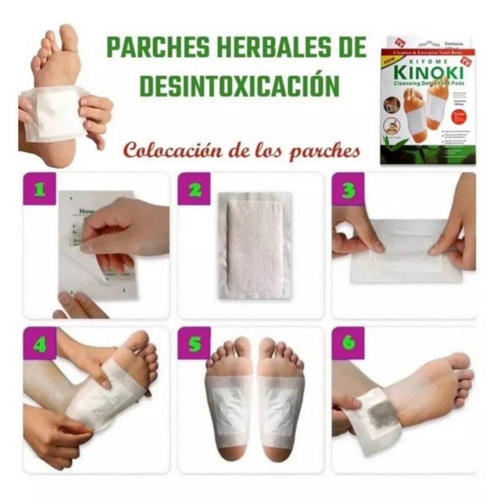 PARCHE DESINTOXICANTES PARA PIES - 1 UND - 4