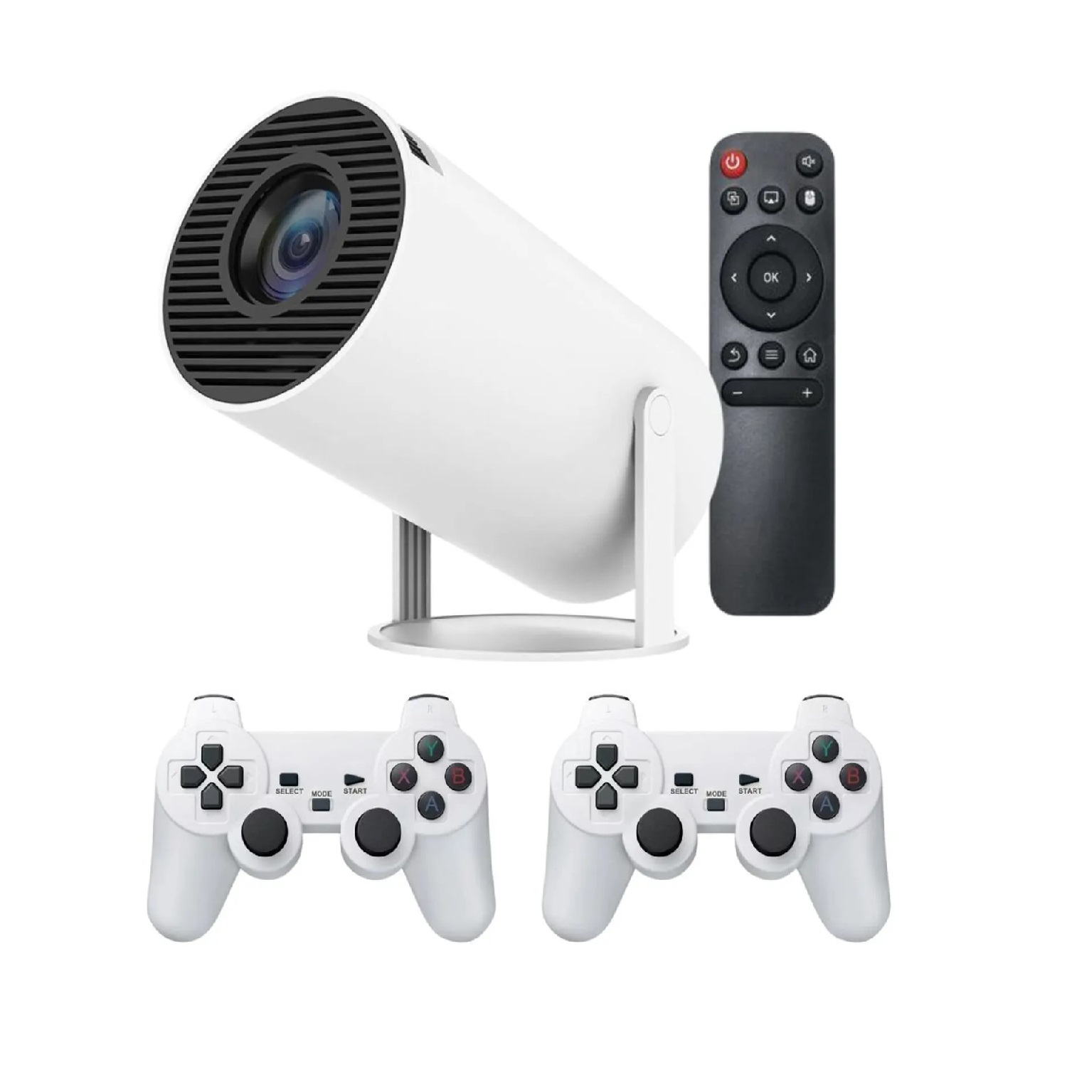 PROYECTOR MULTIMEDIA 4K ANDROID 11 WIFI 2 MANDOS 10000 JUEGOS H300MAX - 2