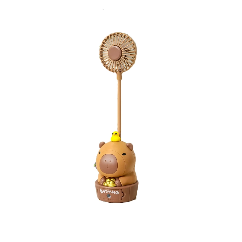 MINI VENTILADOR CAPIBARA CON TAJADOR INCLUIDO - 4