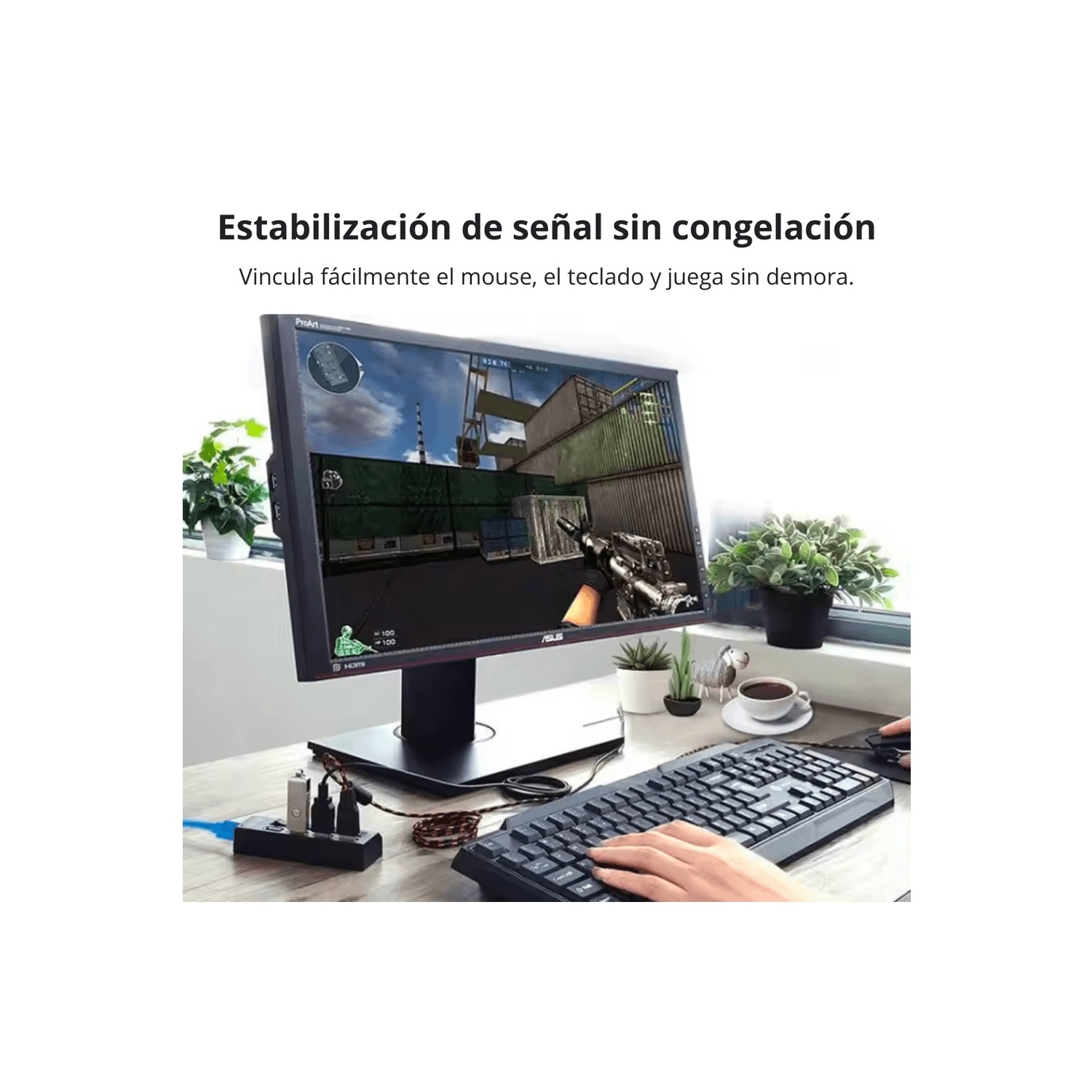 ADAPTADOR HUB USB 2.0 7 PUERTOS INTERRUPTOR INDIVIDUAL - 2