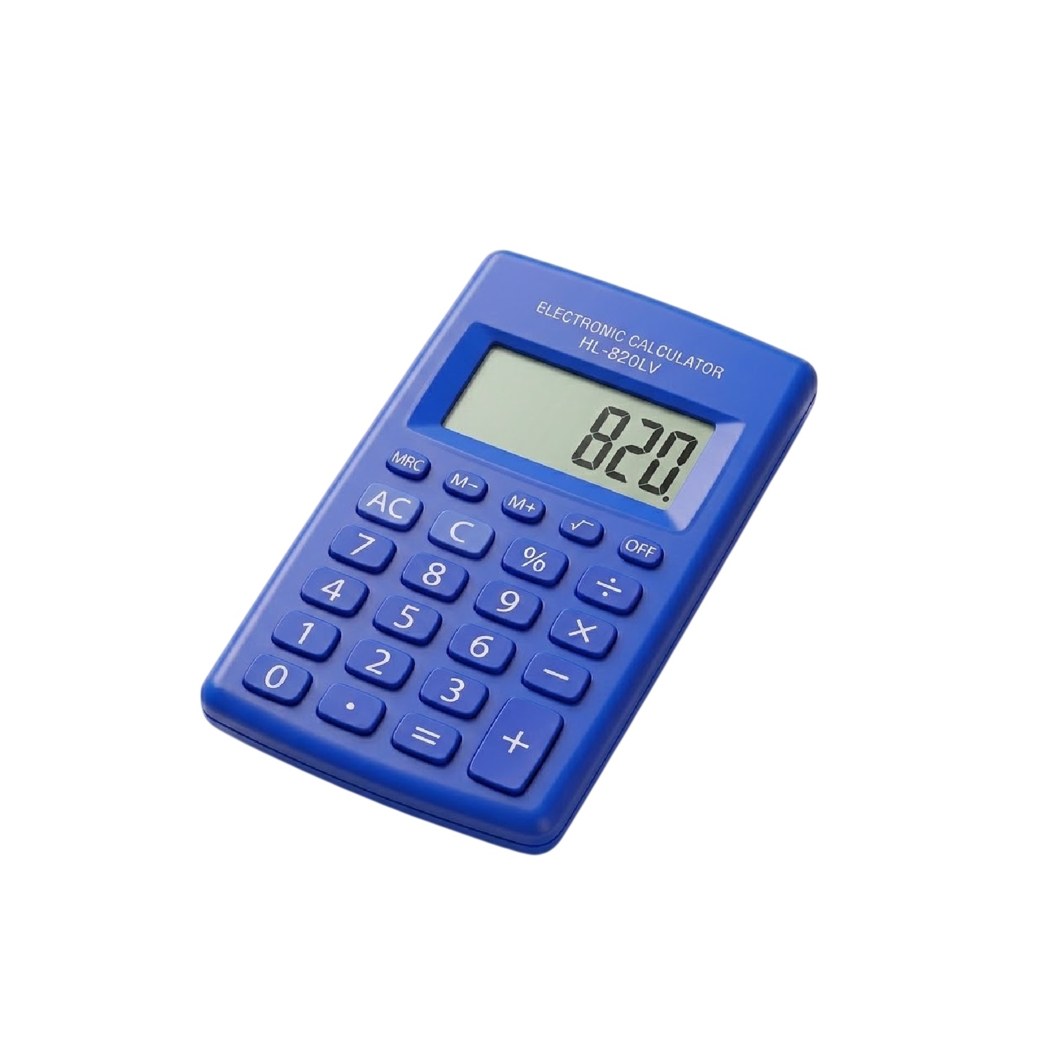 CALCULADORA COMPACTA HL-820LV COLOR AZUL - 2