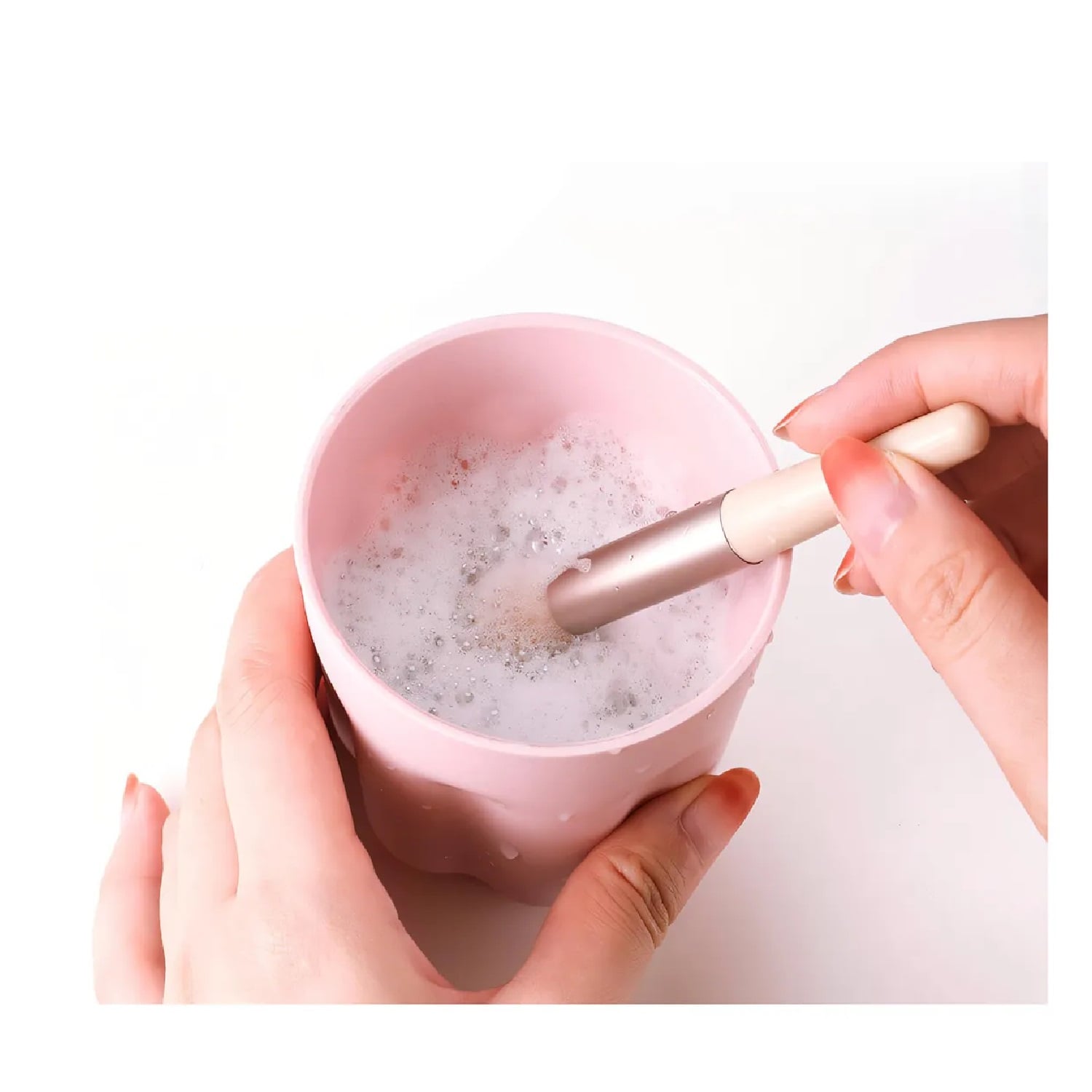 CUBO LIMPIADOR DE BROCHAS DE MAQUILLAJE - 2