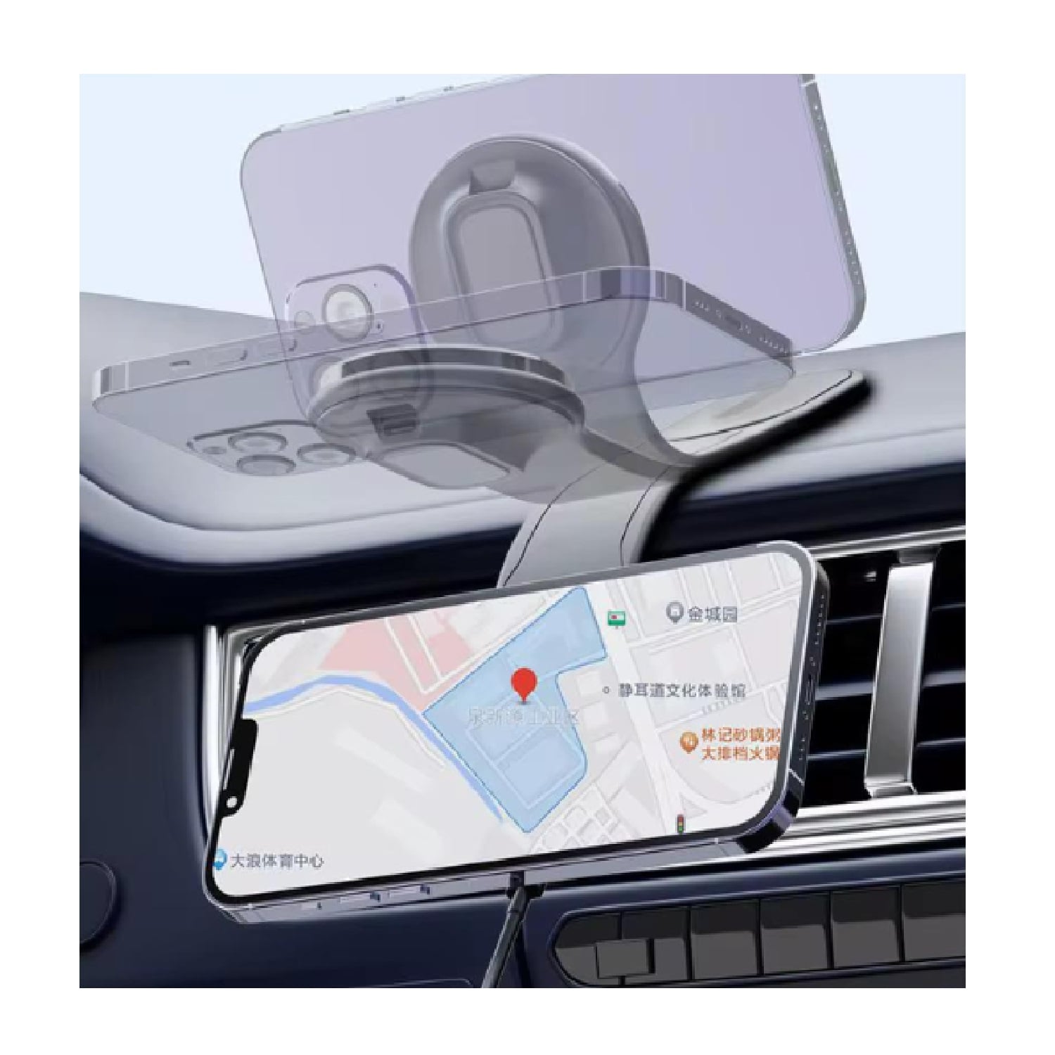 SOPORTE MAGNÉTICO DE SMARTPHONE PARA AUTO - 2
