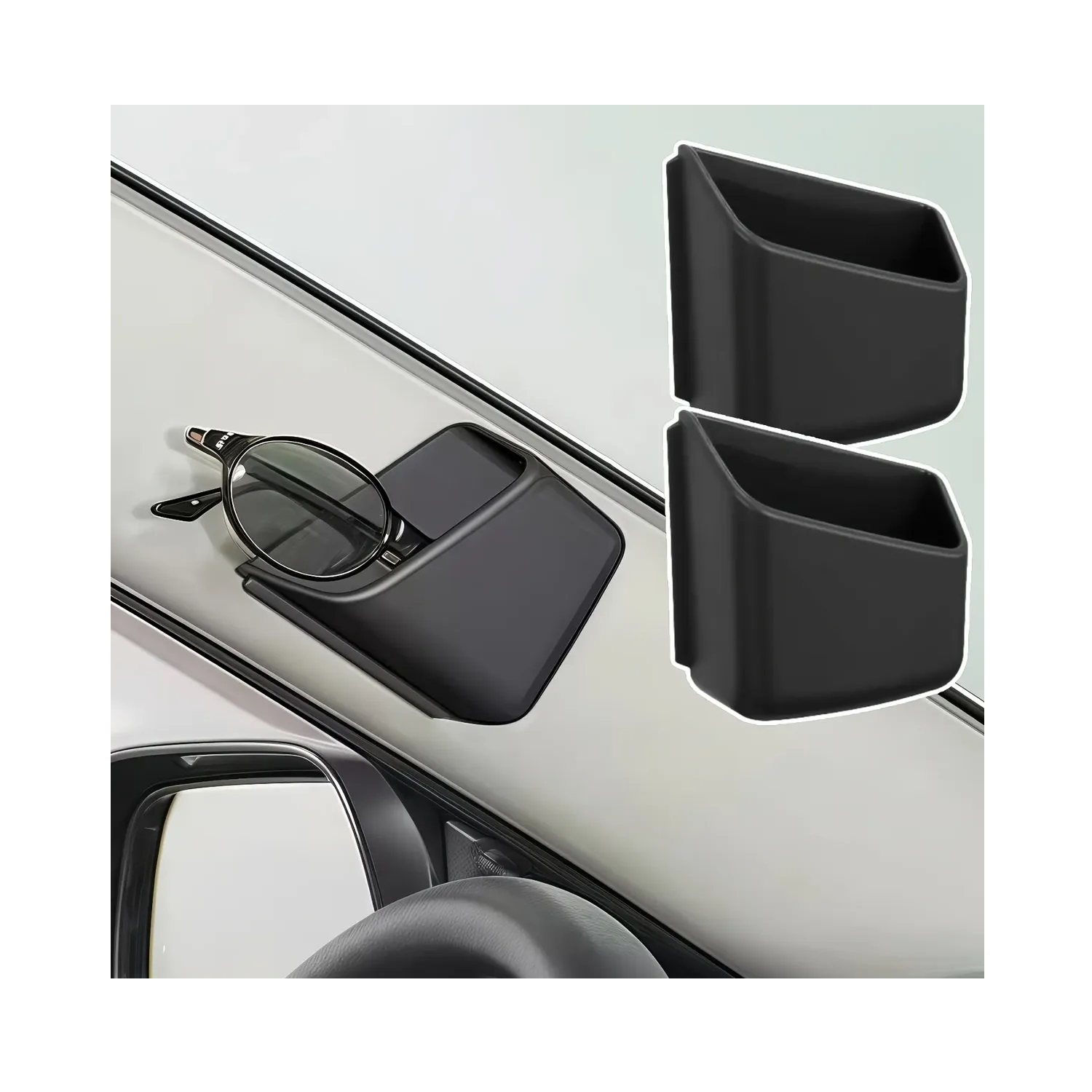 JUEGO DE 2 SOPORTES ELEGANTES PARA GAFAS Y DISPOSITIVOS MULTIFUNCIONAL TM - 1