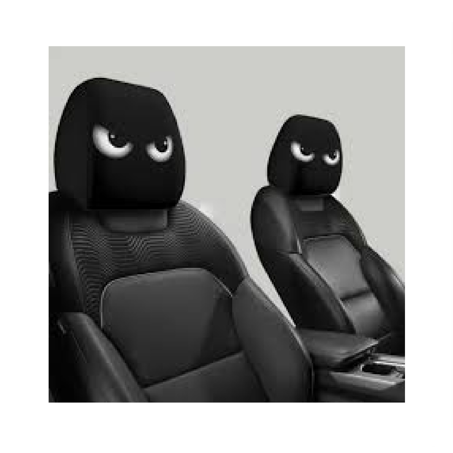 JUEGO DE 2 FUNDAS PARA REPOSACABEZAS DE AUTO TM - 2