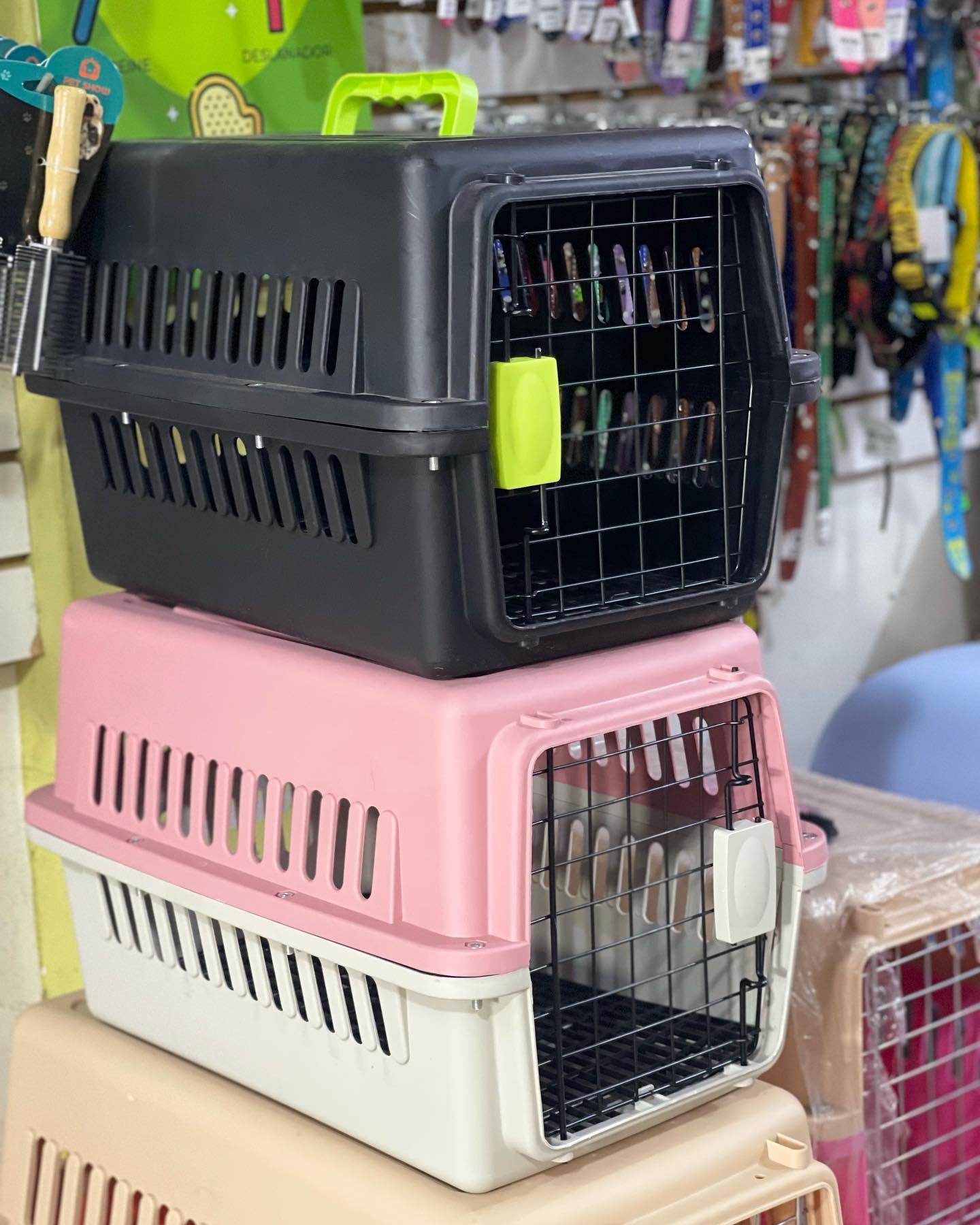 TRANSPORTADOR PERROS Y GATOS ANAVAPETS KENNEL L50 NEGRO - 2