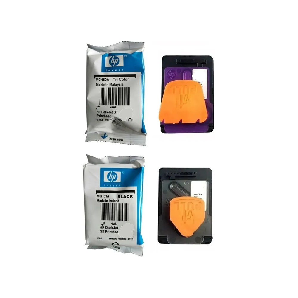 PACK CABEZAL HP 3YP86AL 3YP86A 3JB06AA M0H50A TRICOLOR M0H51A NEGRO INK TANK 100 300 400 SERIES - 1