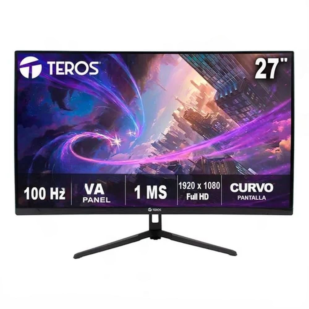 MONITOR GAMER TEROS TE-2732S 27' FREESYNC CURVO 100HZ 1MS FULL HD HDMI - 1