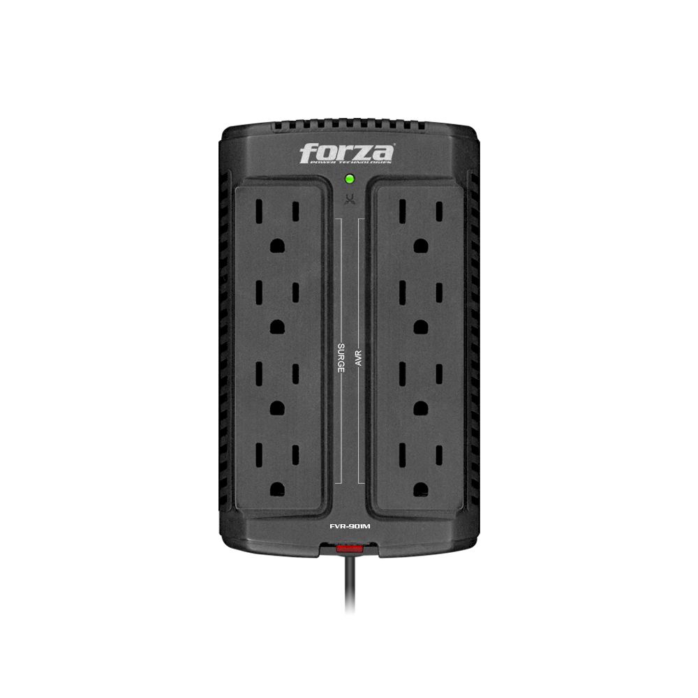 ESTABILIZADOR FORZA FVR-902 900VA/450W, 8 NEMAS, PROTECCION NIVEL 4 - 2