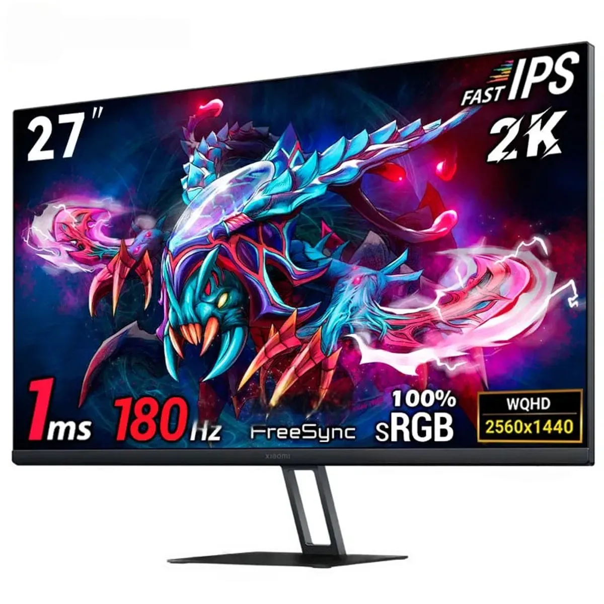 MONITOR XIAOMI G27QI 27' 2K QHD 1440P IPS 180HZ 1MS FREESYNC PLANO - 1
