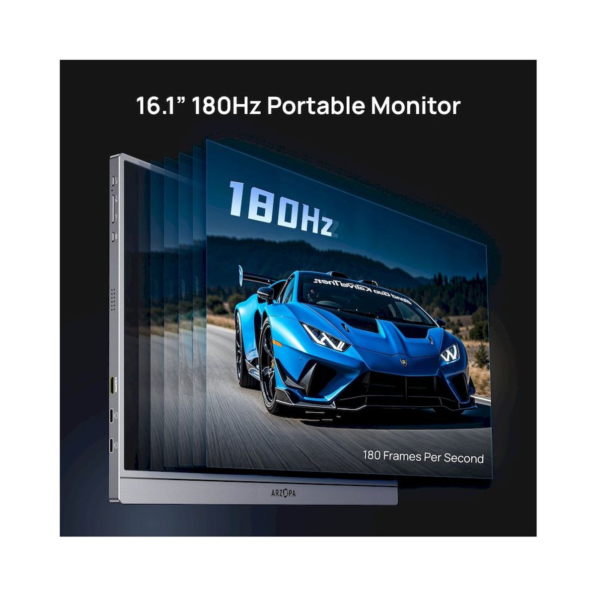 MONITOR PORTÁTIL ARZOPA Z3FC 16.1" 2.5K 180HZ IPS USB C HDMI DEX - 4