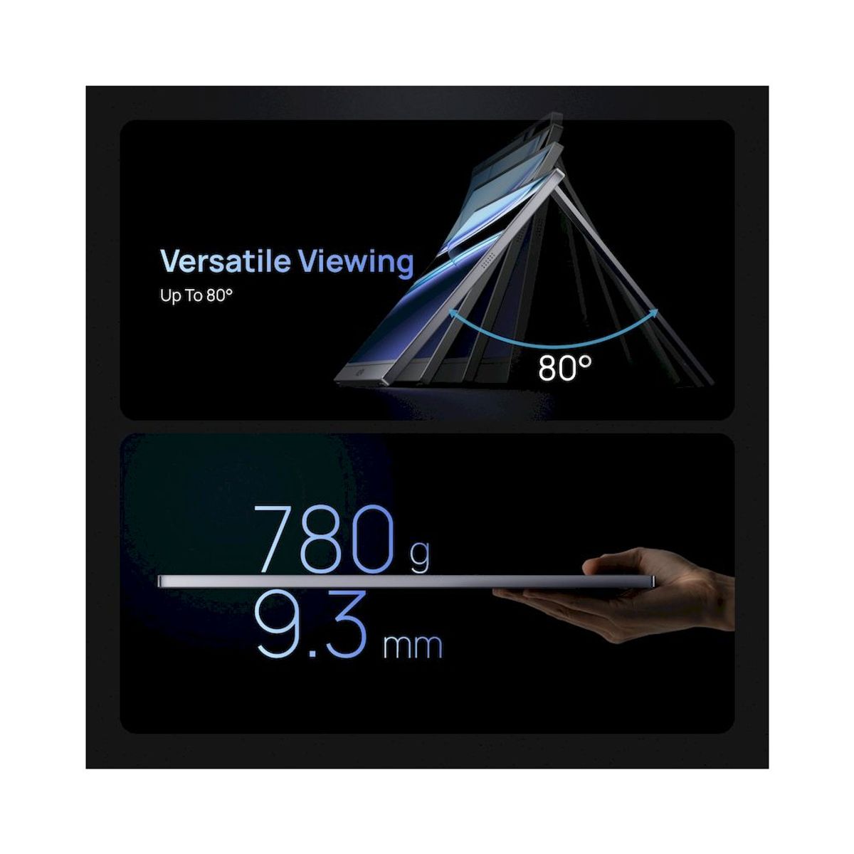 MONITOR PORTÁTIL ARZOPA Z3FC 16.1" 2.5K 180HZ IPS USB C HDMI DEX - 6