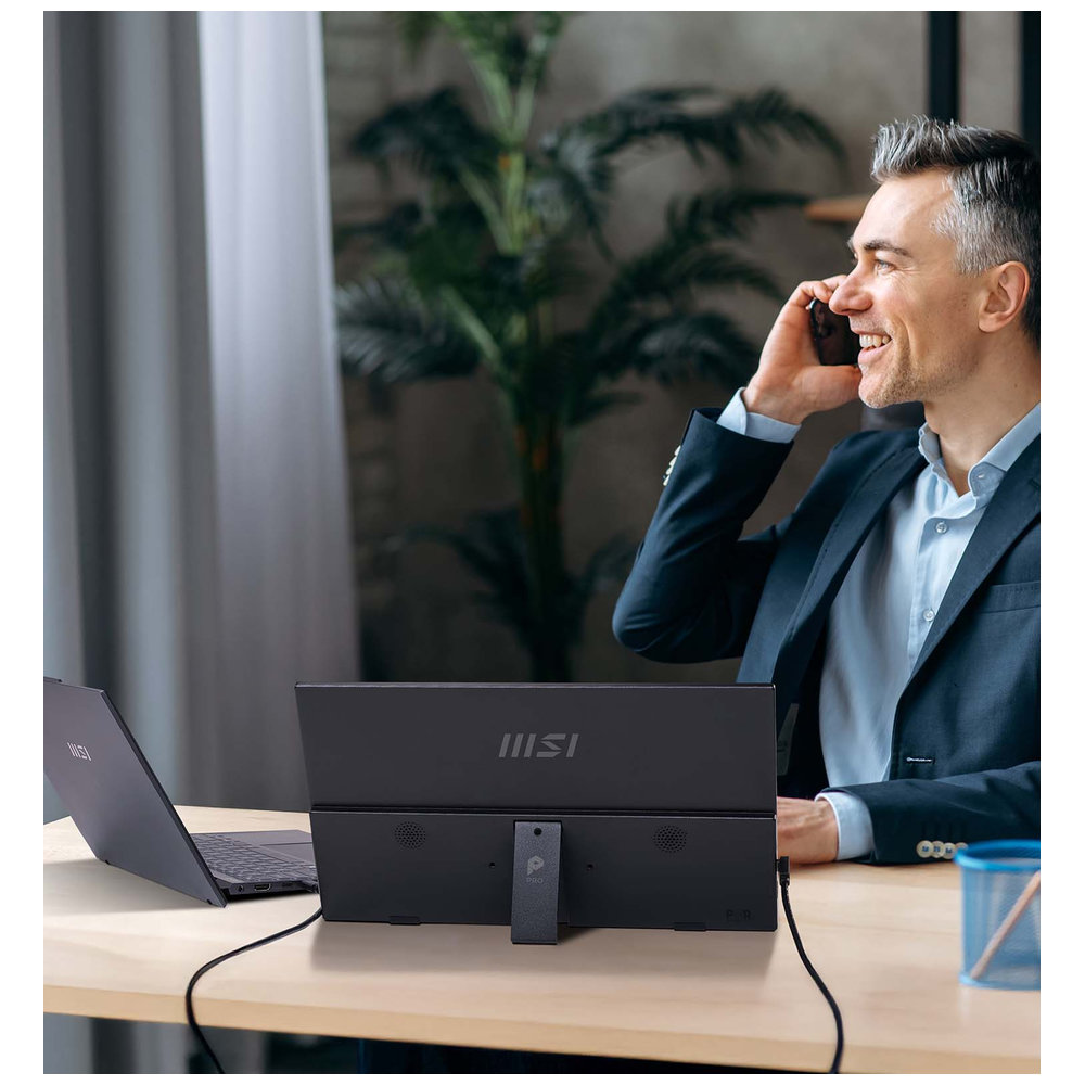 MONITOR PORTATIL MP165 15.6' USB-C CON PARLANTES INCORPORADOS PARA PC MAC PS5 PS4 XBOX MOVIL MONITOR PORTABLE - 6