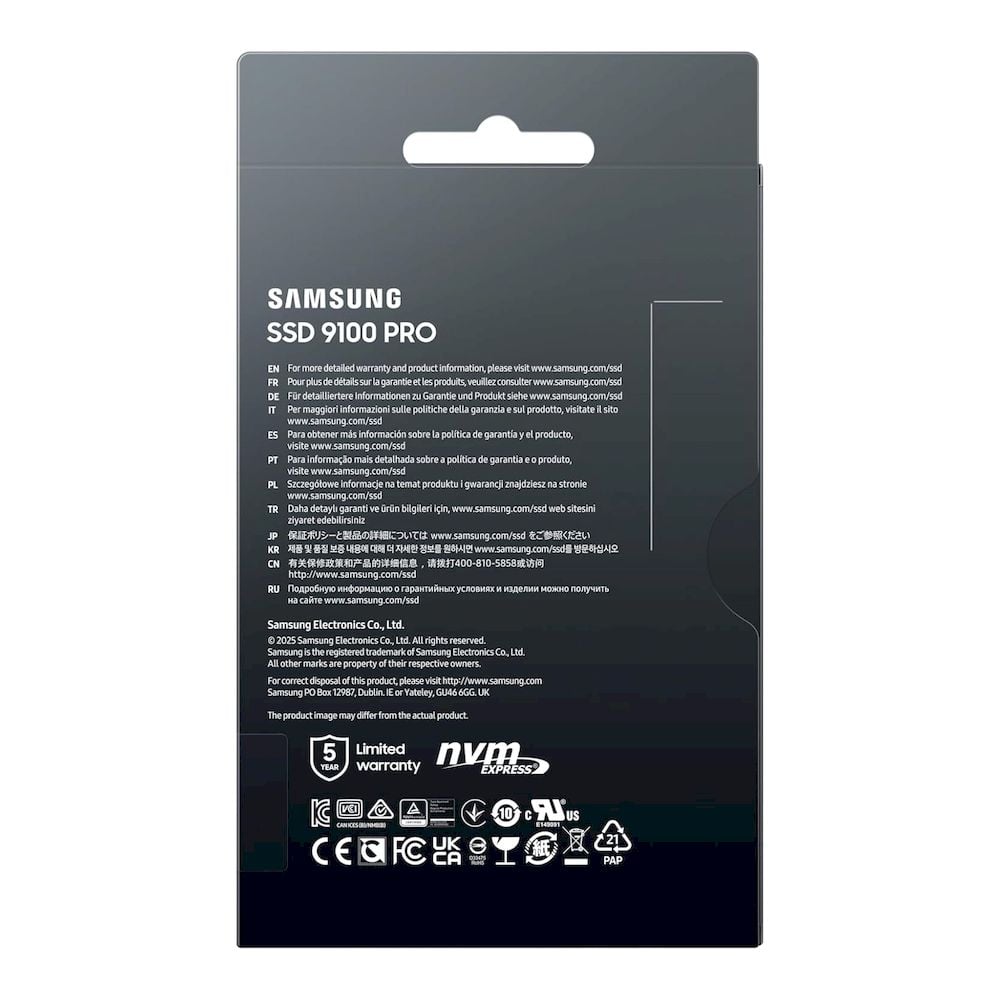 DISCO SSD M.2 SAMSUNG 9100 PRO 1TB M.2 NVME PCIE 5 ULTRA VELOZ PARA LAPTOP PC PS5 PLAYSTATION - 3