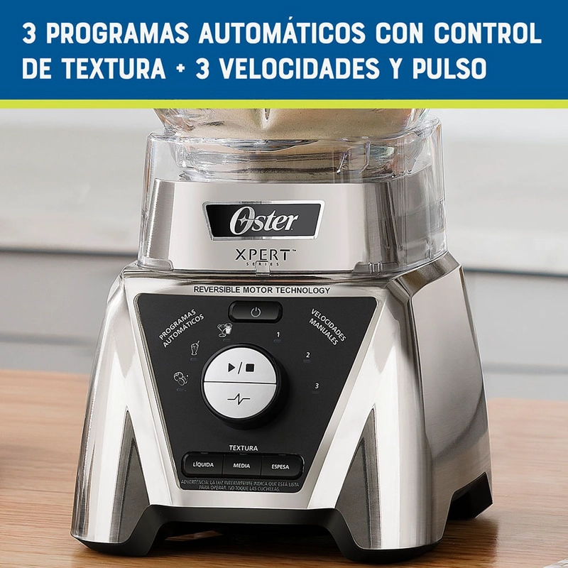 LICUADORA OSTER XPERT CON CONTROL TEXTURA BLST3B CAG 053 - 5