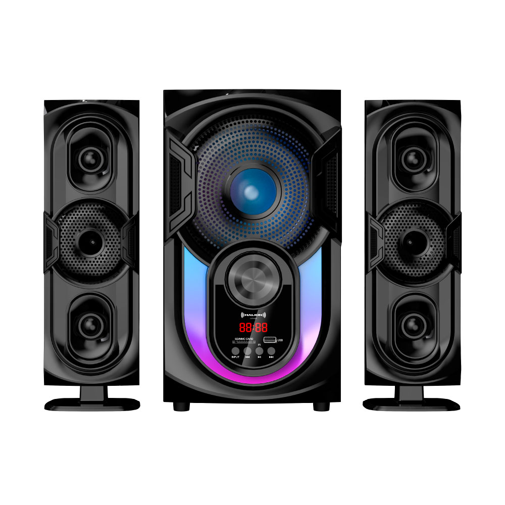 PARLANTE 2.1 HALION HA-F62 OXFORD SUBWOOFER 6.5' USB, SD, BT, FM 200W - 1