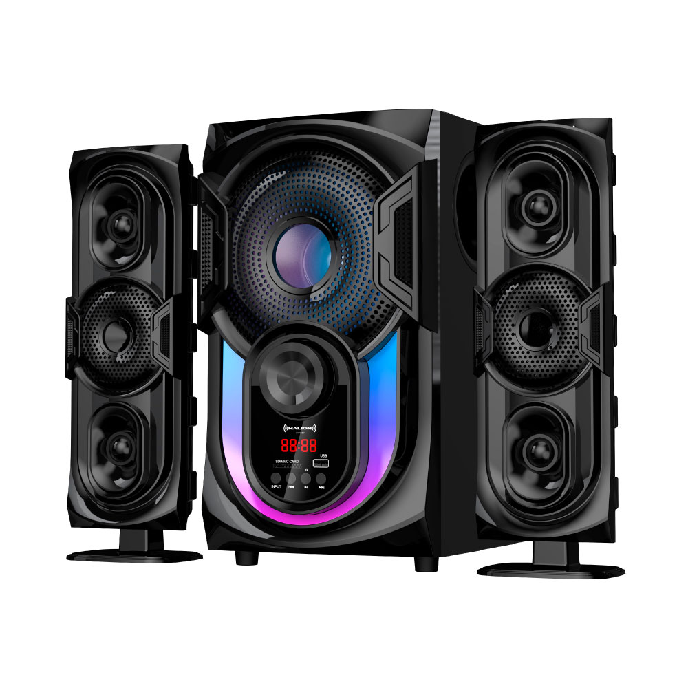 PARLANTE 2.1 HALION HA-F62 OXFORD SUBWOOFER 6.5' USB, SD, BT, FM 200W - 2
