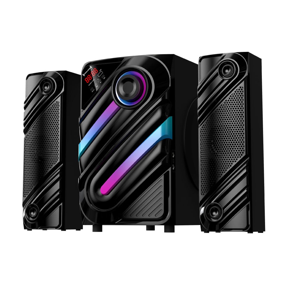 PARLANTE 2.1 HALION HA-F77 THANOS SUBWOOFER 8' USB, SD, BT, FM 200W - 2